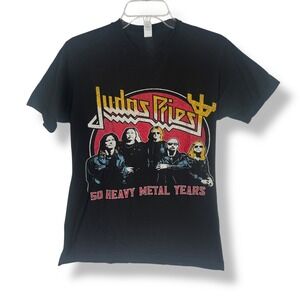 Judas Priest 50 Heavy Metal Years Tour T-Shirt Size Medium Band Grunge Music